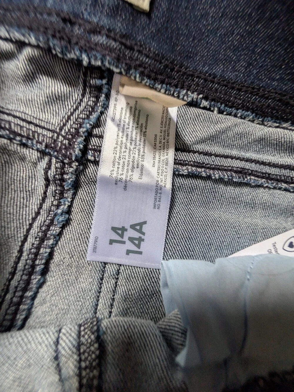 NWT OshKosh B'gosh Flare Jeans Girls 14 Dark Wash Stretch Denim Pull On